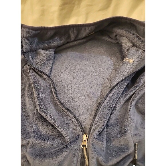 Columbia Sports fleece sweater youth large 14 / 16 full zip collar blue - Picture 6 of 8